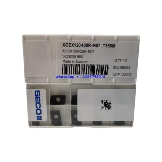 Original Seco XOEX120408R-M07 T350M Carbide Turning Insert (10 PCS)