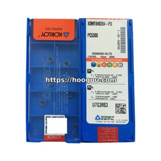 Original Korloy XOMT040204-PD PC5300 Carbide Insert | Steel, Cast Iron