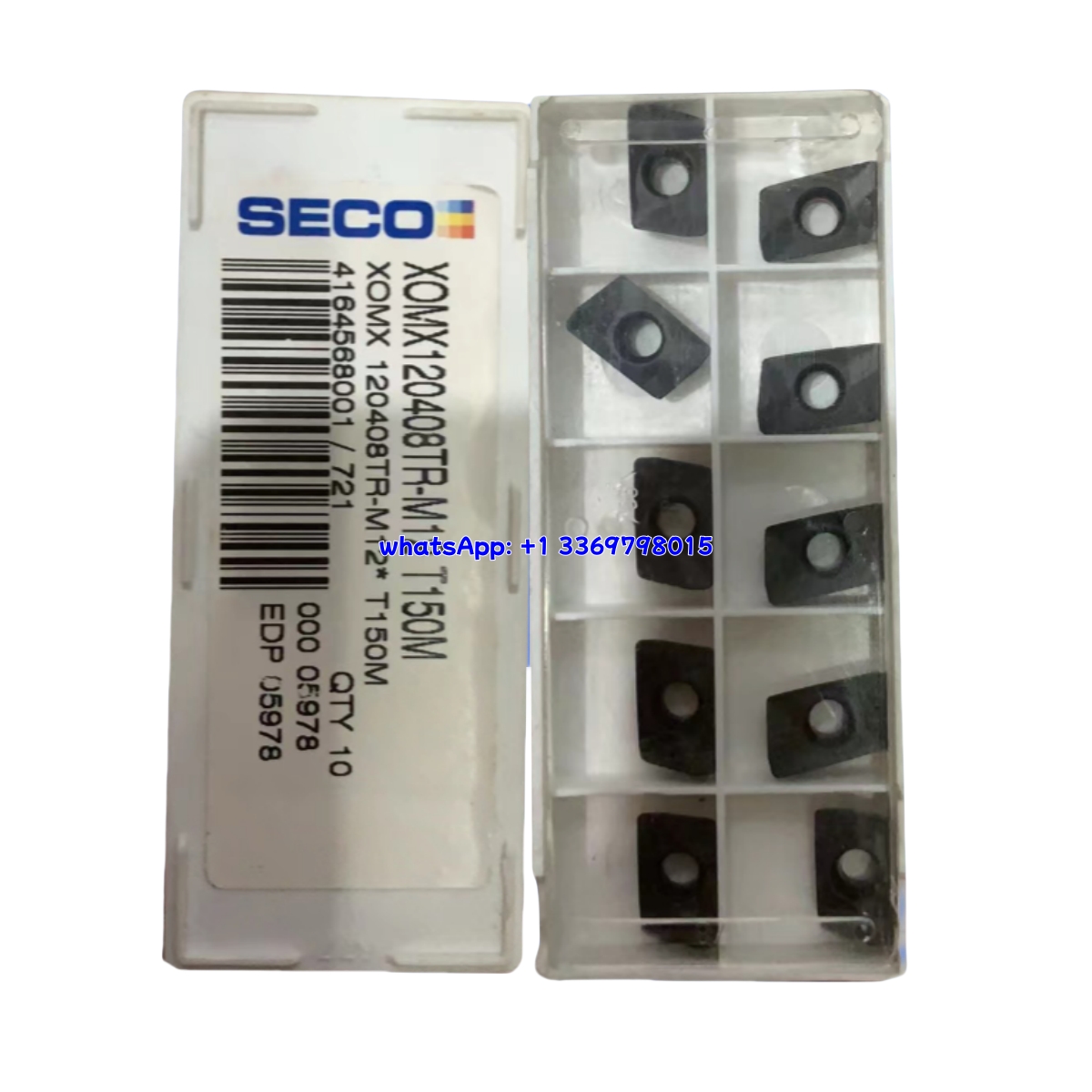 SECO 100% Original XOMX120408TR-M12 T150M Turning Insert 10PCS