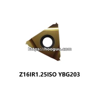 Original ZCC-CT Z16IR1.25ISO YBG203 Carbide Insert | Steel (10 PCS)