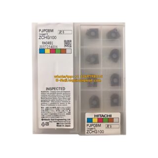 Original HITACHI HITACHI ZCHG100 Carbide Insert - Hexagonal (10 PCS) PJP08M ZCHG100 PJP08M