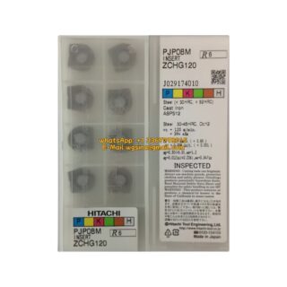 Original HITACHI HITACHI ZCHG120 Carbide Insert - Hexagonal (10 PCS) PJP08M ZCHG120 PJP08M