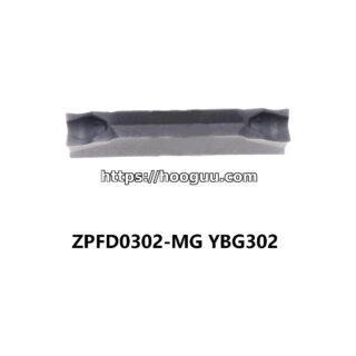 Original ZCC-CT ZPFD0302-MG YBG302 Carbide Grooving/Parting Insert | Steel, Stainless Steel (10 PCS)