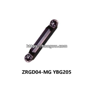 Original ZCC-CT ZRGD04-MG YBG205 Carbide Grooving/Parting Insert | Steel (10 PCS)