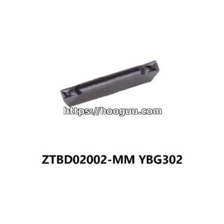 Original ZCC-CT ZTBD02002-MM YBG302 Carbide Grooving/Parting Insert | Steel, Stainless Steel (10 PCS)