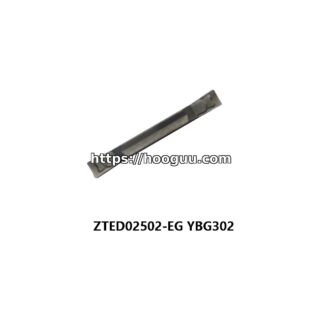 Original ZCC-CT ZTED02502-EG YBG302 Carbide Grooving/Parting Insert | Steel (10 PCS)