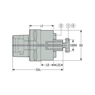 Original Seco C8-391.5525-27050 Cutting Tool