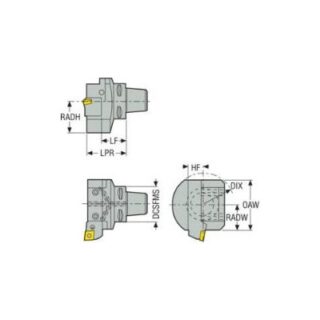 Original Seco ASHA-55085-20-A Cutting Tool C8-ASHA-55085-20-A