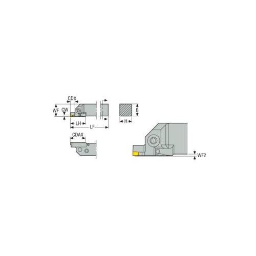Original Seco CFIL12508E-L5 Cutting Tool CFIL12508E-L5.003.50-JET