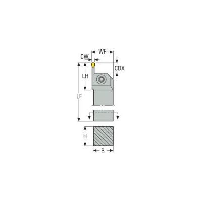 Original Seco CFML2525P08 Cutting Tool