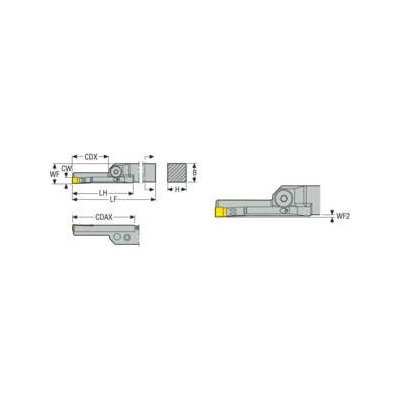 Original Seco CFOL12508E-L19 Cutting Tool CFOL12508E-L19.78.00-JET