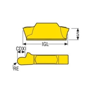 Original Seco LCGN1603M0-0120L-R CP500 Cutting Tool