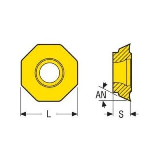 Original Seco OFEX05T305TN-D09 MP1501 Carbide Insert - Octagonal