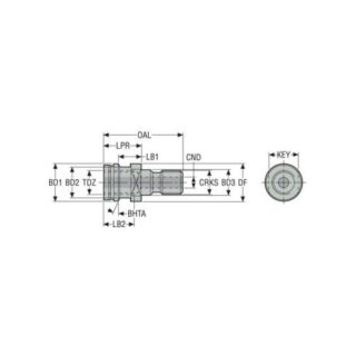 Original Seco PS-B40C-75-001 Cutting Tool