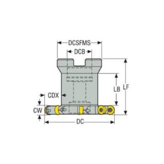 Original Seco R335.29I-063.10.22-6N-R5A Cutting Tool