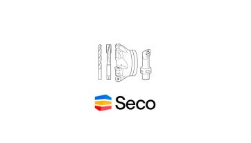 Seco 100% Original  Cutting Tools T34-R45H08C06-5/8-11-22R 1 pcs