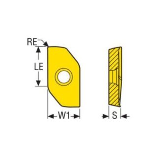 Original Seco XPKX080324PDER-E06 Carbide Insert H25 XPKX080324PDER-E06 H25