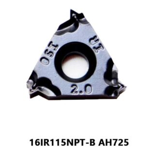 Original Tungaloy 16IR115NPT-B AH725 Carbide Insert | Stainless Steel & More (10 PCS)