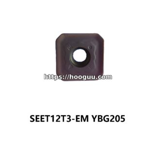 Original ZCC-CT SEET12T3-EM YBG205 Carbide Milling Insert - Square | Steel & More (10 PCS)