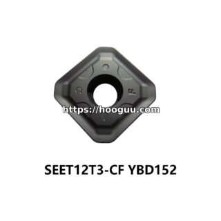 Original ZCC-CT SEET12T3-CF YBD152 Carbide Milling Insert - Square | Steel & More (10 PCS)