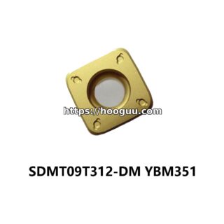 Original ZCC-CT SDMT09T312-DM YBM351 Carbide Milling Insert - Square | Steel, Cast Iron (10 PCS)
