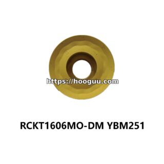 Original ZCC-CT RCKT1606MO-DM YBM251 Carbide Milling Insert - Round | Stainless Steel (10 PCS)