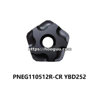 Original ZCC-CT PNEG110512R-CR YBD252 Carbide Milling Insert - Pentagon | Cast Iron, Non-ferrous (10 PCS)