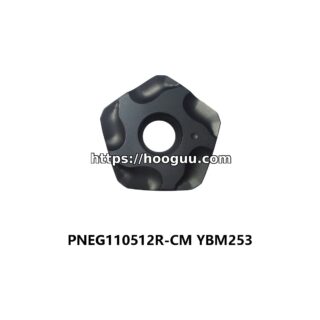 Original ZCC-CT PNEG110512R-CM YBM253 Carbide Milling Insert - Pentagon | Cast Iron, Non-ferrous (10 PCS)