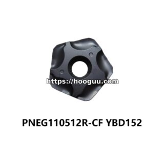 Original ZCC-CT PNEG110512R-CF YBD152 Carbide Milling Insert - Pentagon | Cast Iron, Non-ferrous (10 PCS)