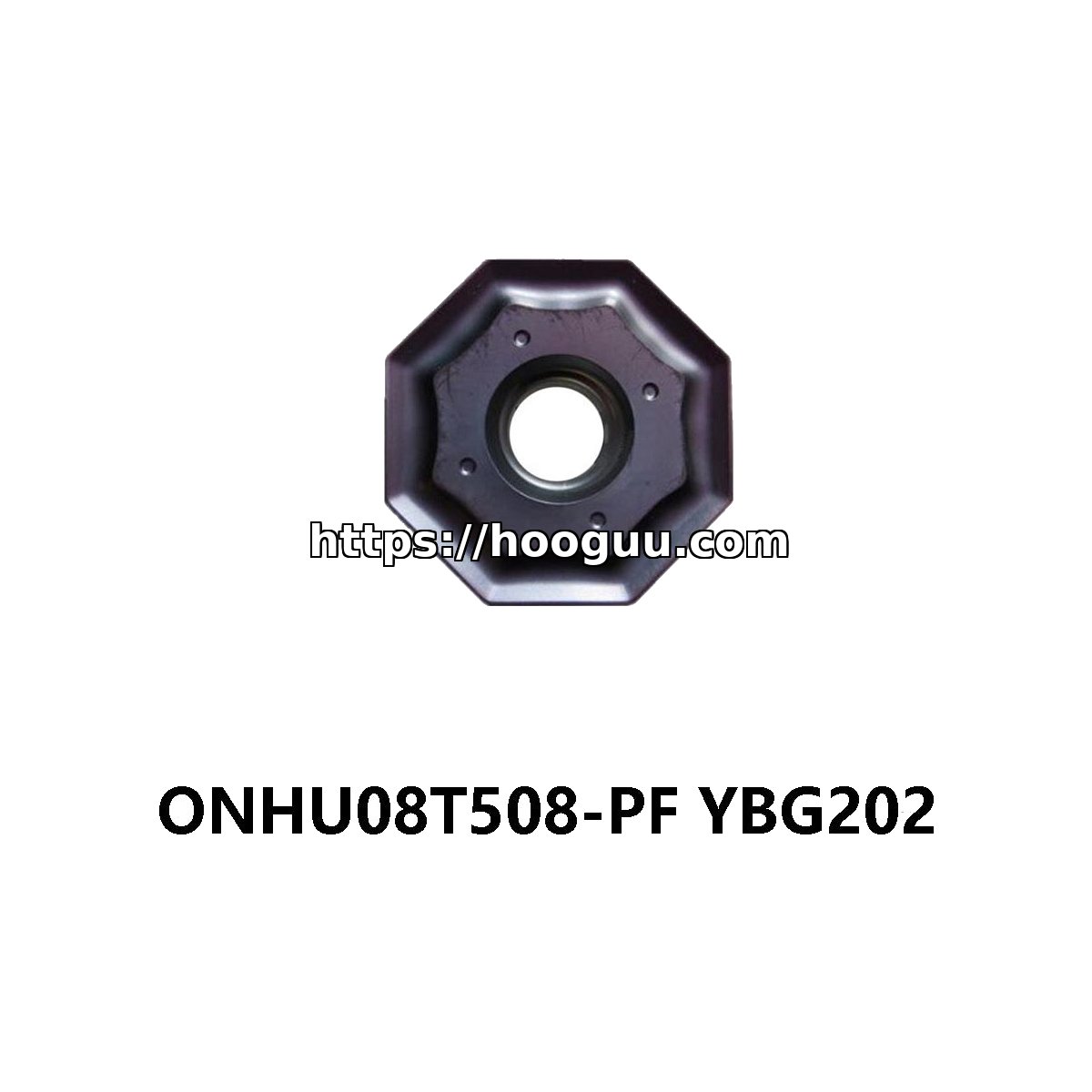 Original ZCC-CT ONHU08T508-PF YBG202 Carbide Insert - Octagonal | Steel (10 PCS)