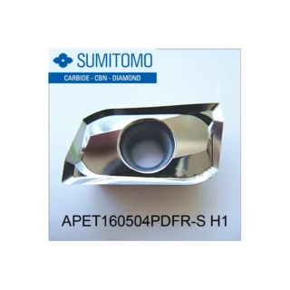 Original Sumitomo APET160504PDFR-S Carbide Milling Insert - Parallelogram 85° (10 PCS) APET160504PDFR-S H1