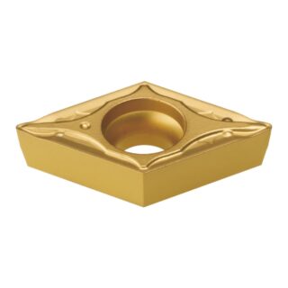 Original Korloy DCMT070204-VF NC3220 Carbide Turning Insert - Diamond 55° | Steel, Stainless Steel (10 PCS)