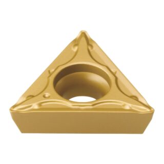 Original Korloy TCMT110204-VF NC3220 Carbide Turning Insert - Triangle | Steel, Hardened Steel (10 PCS)