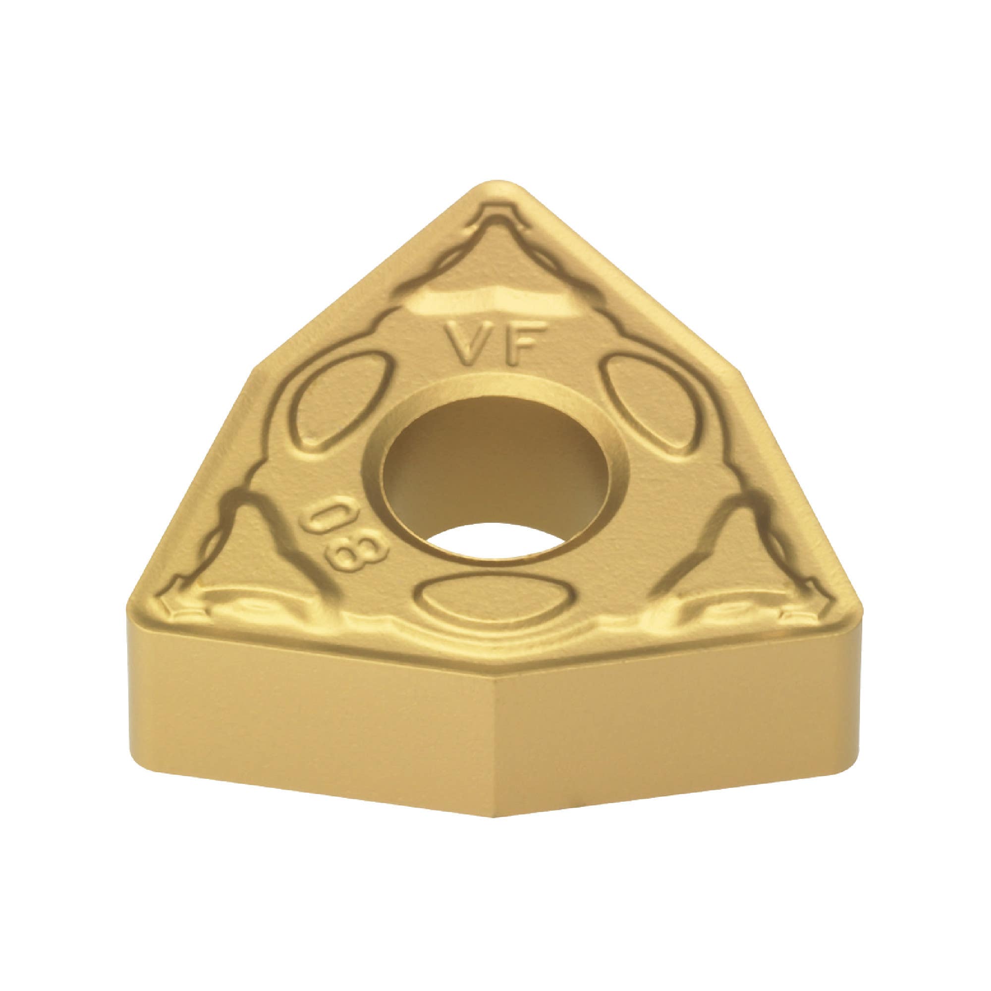 Korloy WNMG432-VF NC3220 Carbide Turning Insert - Trigon 80° (10PCS/Box)