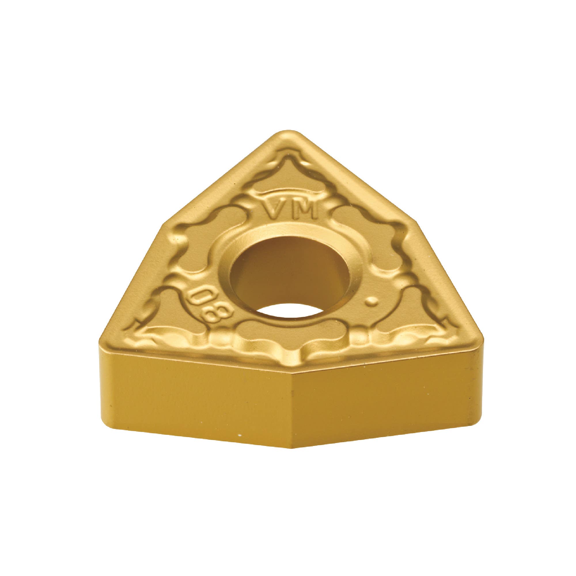 Korloy WNMG432-VM NC5330 Carbide Turning Insert - Trigon 80° | Stainless Steel, Heat-Resistant Alloys (10PCS/Box)