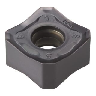 Original Korloy SNMX1206ANN-MM PC6510 Carbide Milling Insert - Square | Hardened Steel (10 PCS)