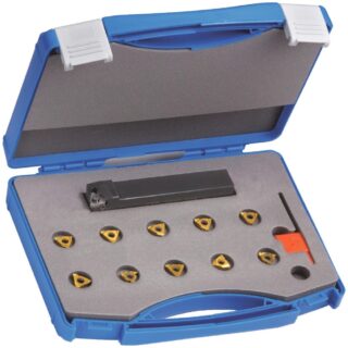 Original Carmex SER0750 Carbide Threading Insert - Square (1) K16 (3/4 External Holder) (1) SER0750 K16 (3/4 External Holder)