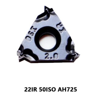 Original Tungaloy 22IR50ISO AH725 Carbide Insert | Stainless Steel & More (10 PCS)