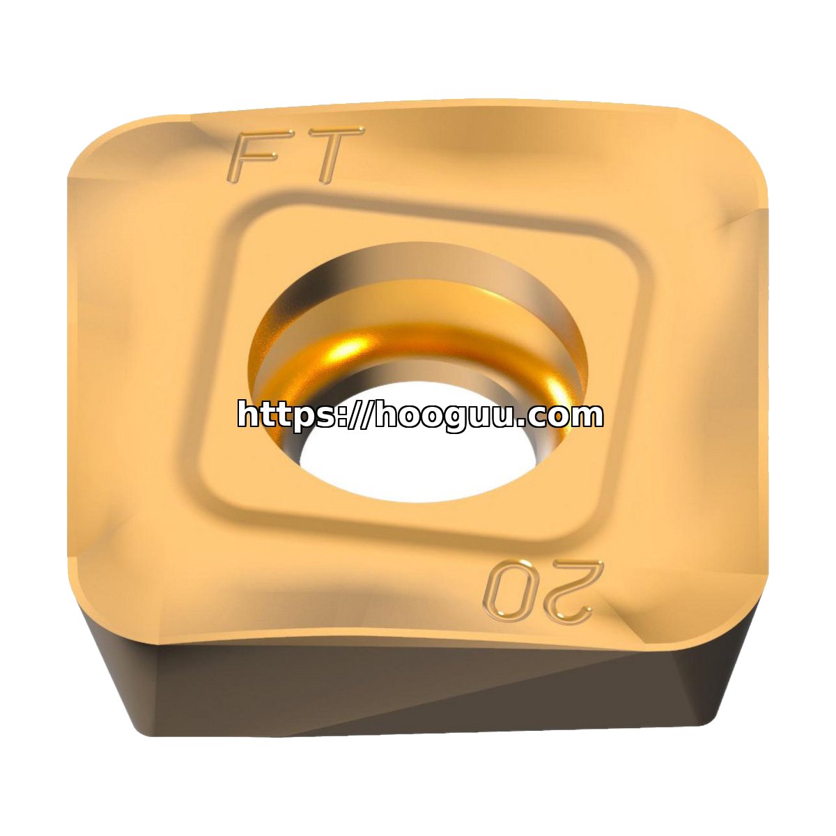 Original Mitsubishi SOMT12T320PEER-FT MC5020 Carbide Milling Insert - Square | Steel, Cast Iron - Image 2