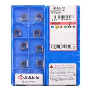 Original Kyocera CCMT09T304-GK PR1125 Carbide Turning Insert - Diamond 80° (10 PCS)