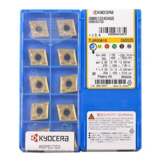 Original Kyocera CNMG120404-GS CA5515 Carbide Turning Insert - Diamond 80° (10 PCS)