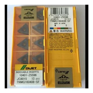 Original DIJET TNMG160408-SF JC8118 Carbide Turning Insert - Triangle (10 PCS)
