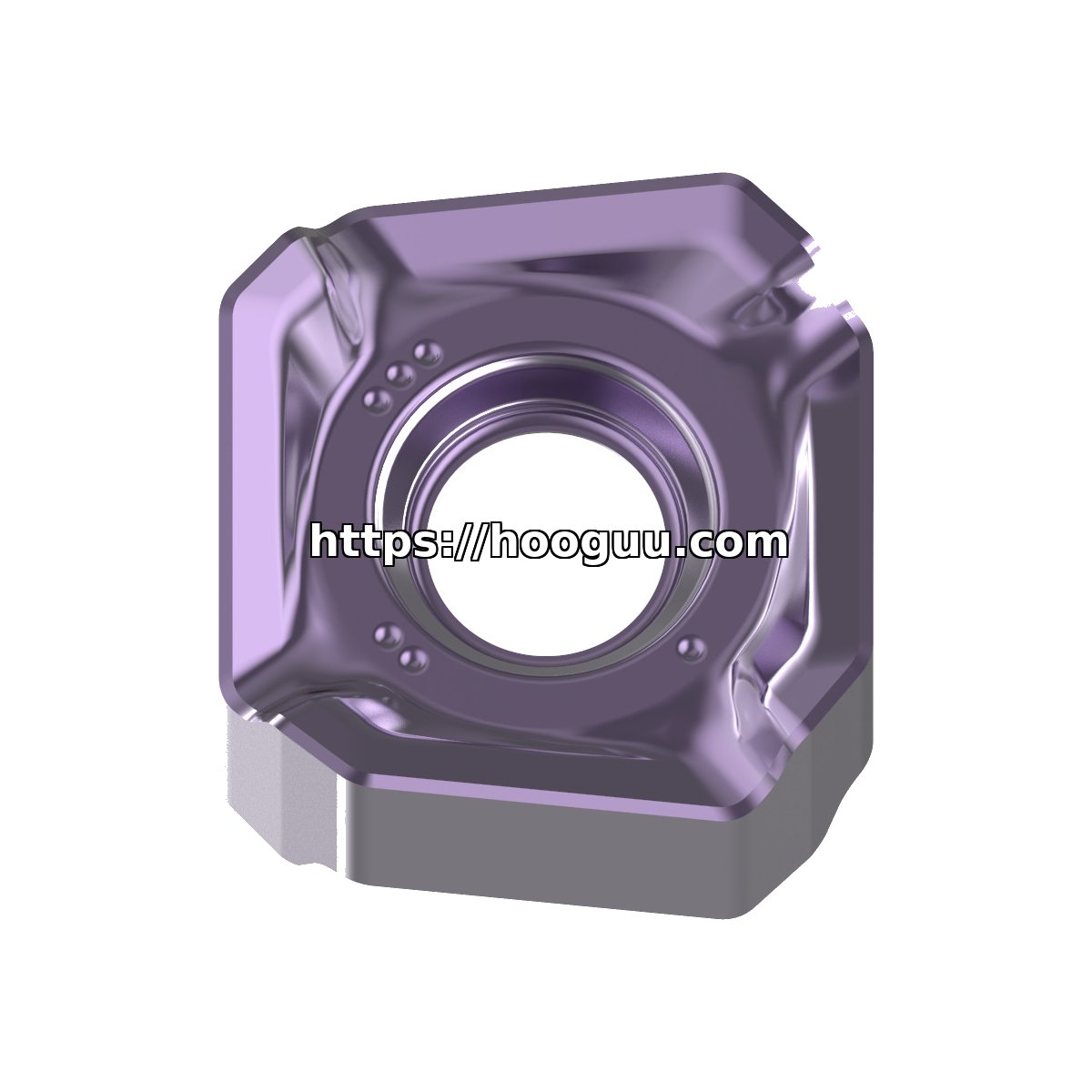 Original Mitsubishi SNMU140812ANER-H VP15TF Carbide Milling Insert - Square | Steel & More - Image 2