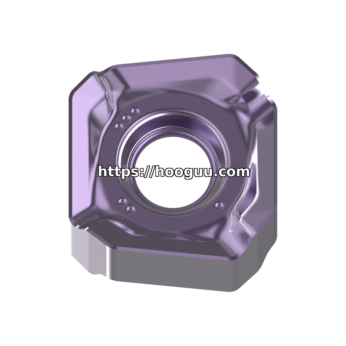 Original Mitsubishi SNMU140812ANER-R VP15TF Carbide Milling Insert - Square | Steel, Stainless Steel - Image 2