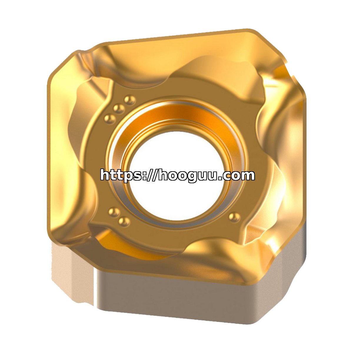 Original Mitsubishi SNMU140812ANER-M MC5020 Carbide Milling Insert - Square | Steel, Cast Iron, Titanium - Image 2