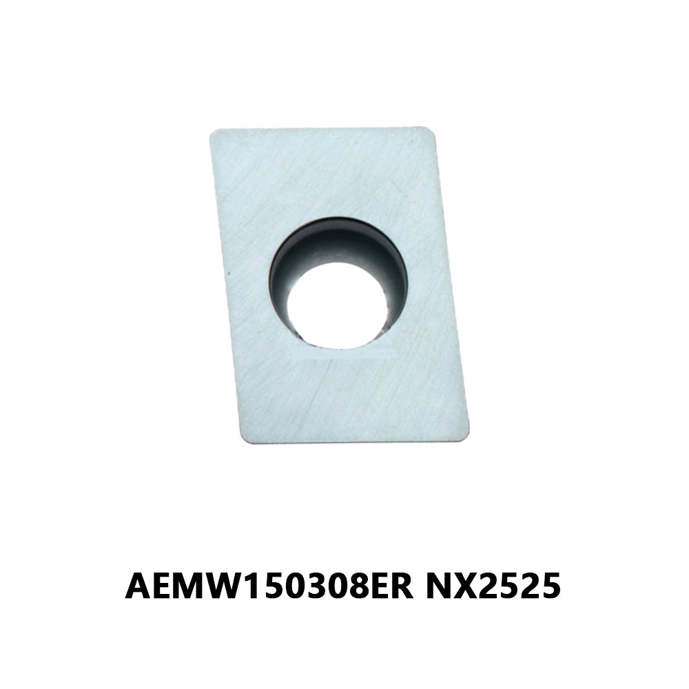 Mitsubishi AEMW150308ER NX2525 Carbide Milling Insert - Parallelogram 85° | Steel, Stainless Steel (10 PCS)