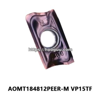 Original Mitsubishi AOMT184812PEER-M VP15TF Carbide Milling Insert - Parallelogram 85° | Steel, Stainless Steel (10 PCS)