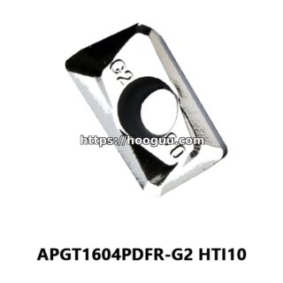 Original Mitsubishi APGT1604PDFR-G2 Carbide Milling Insert - Parallelogram 85° | Cast Iron & More (10 PCS) HTI10 APGT1604PDFR-G2 HTI10
