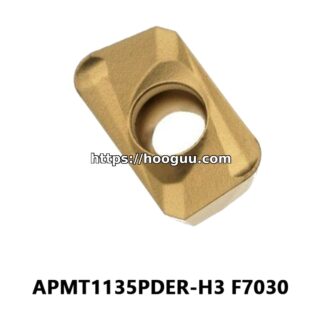 Original Mitsubishi APMT1135PDER-H3 F7030 Carbide Milling Insert - Parallelogram 85° | Steel, Stainless Steel (10 PCS)