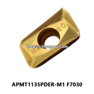 Original Mitsubishi APMT1135PDER-M1 F7030 Carbide Milling Insert - Parallelogram 85° (10 PCS)